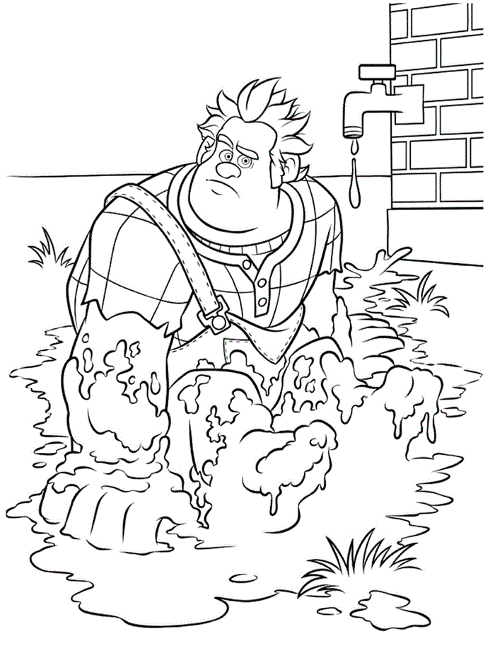 Download 152+ Calhoun For Kids Printable Free Wreck It Ralph Coloring