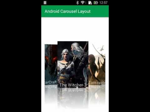 Making Carousel Layout in Android