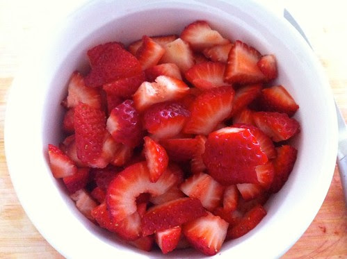 Sliced Strawberries