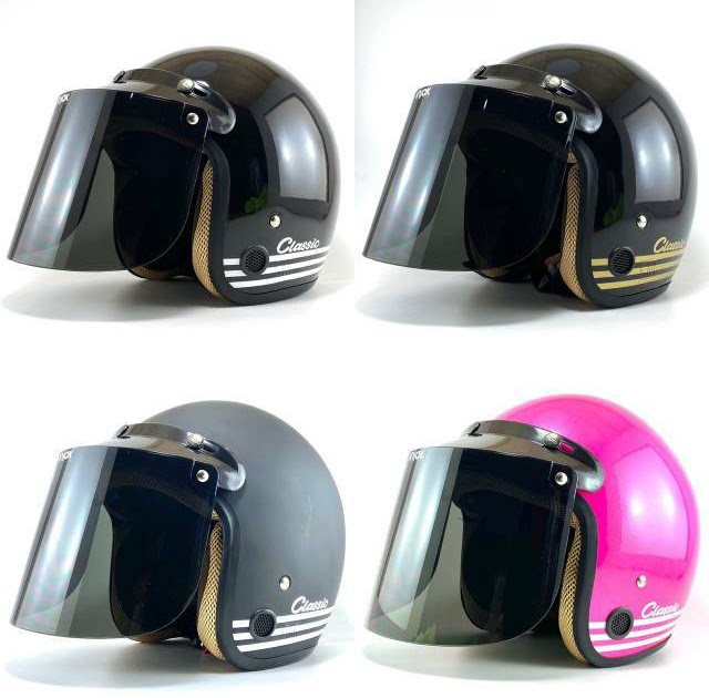 Harga Helm Bogo Kaca Datar Di Shopee : Helm Bogo Classic Dewasa Warna