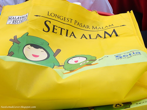 Setia Alam Pasar Malam, the longest pasr malam in Malaysia