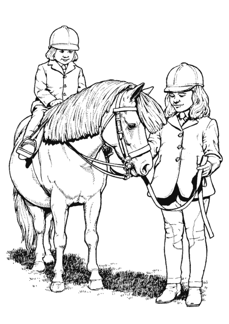 Coloriage De Cheval Hugo L Escargot  Haut Coloriage HDImages et
