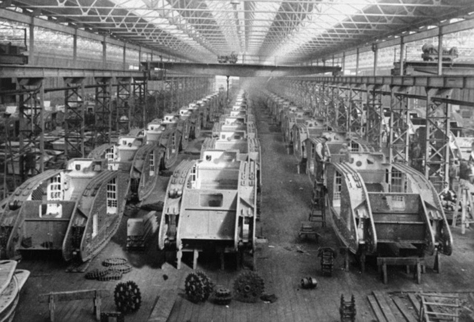 The tanks were too primitive to make a lasting impact but did prompt a mass manufacture of later models, pictured