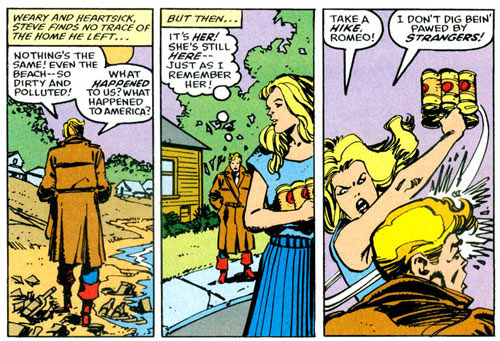 Good thing she's not fighting Wolverine!