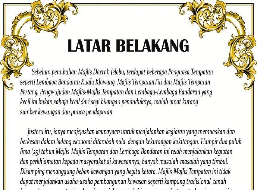 Latar Belakang Negeri Sembilan  Mardi dimandatkan bagi melaksanakan