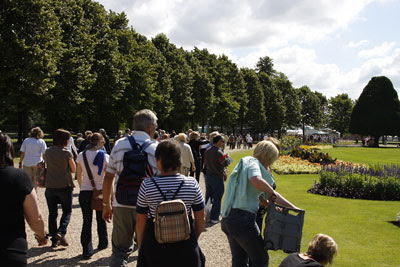 The invading hords @ Hampton Court Palace