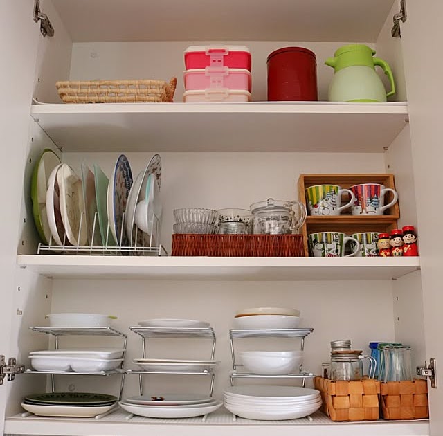 ニトリ キッチンボード 収納例 Kitchin