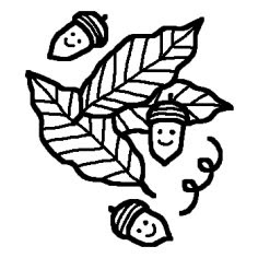 美しい花の画像 ユニーク落ち葉 イラスト 白黒
