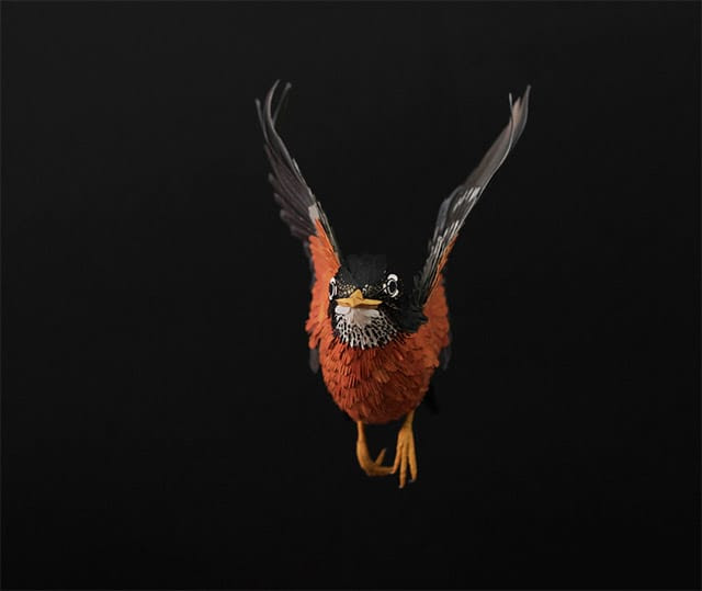 New Paper Birds from Diana Beltran Herrera New Paper Birds from Diana Beltran Herrera sculpture paper birds