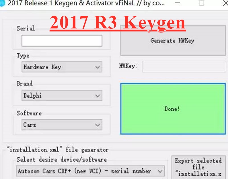 Autocom / Delphi 2017.01 Keygen : New Autocom Delphi 2017 01 Full