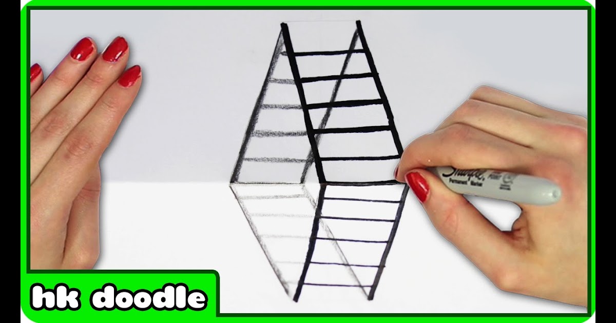 Step By Step 3D Drawings On Paper