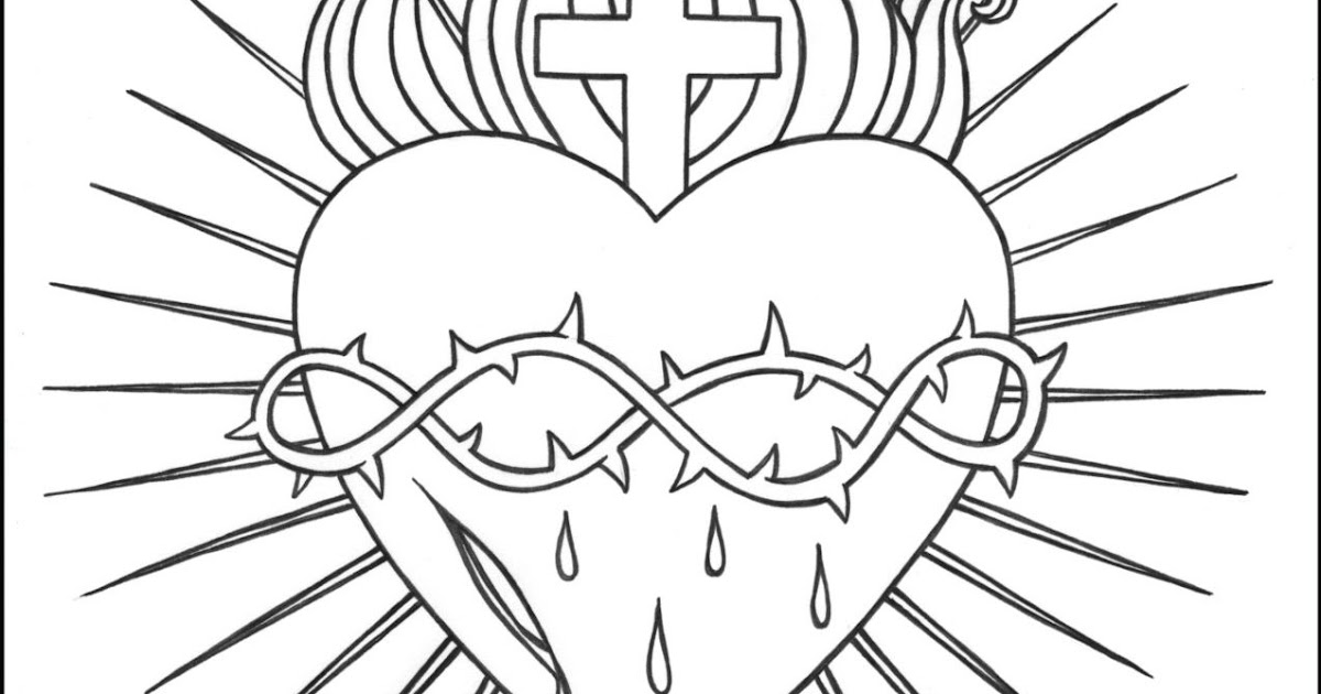 18 Immaculate Heart Coloring Pages - Printable Coloring Pages