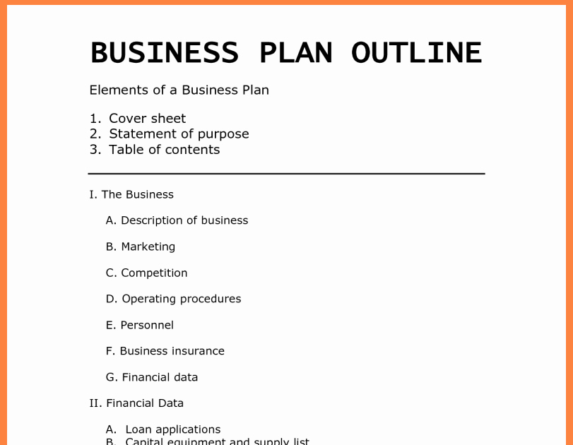 business plan sample tagalog
