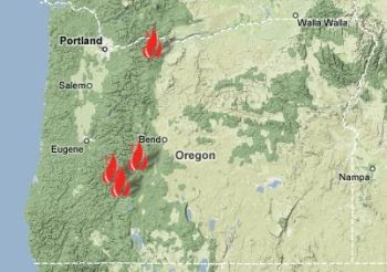 25 Map Of Oregon Forest Fires - Maps Online For You