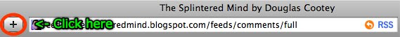 Subscribing to comments in Safari p.1