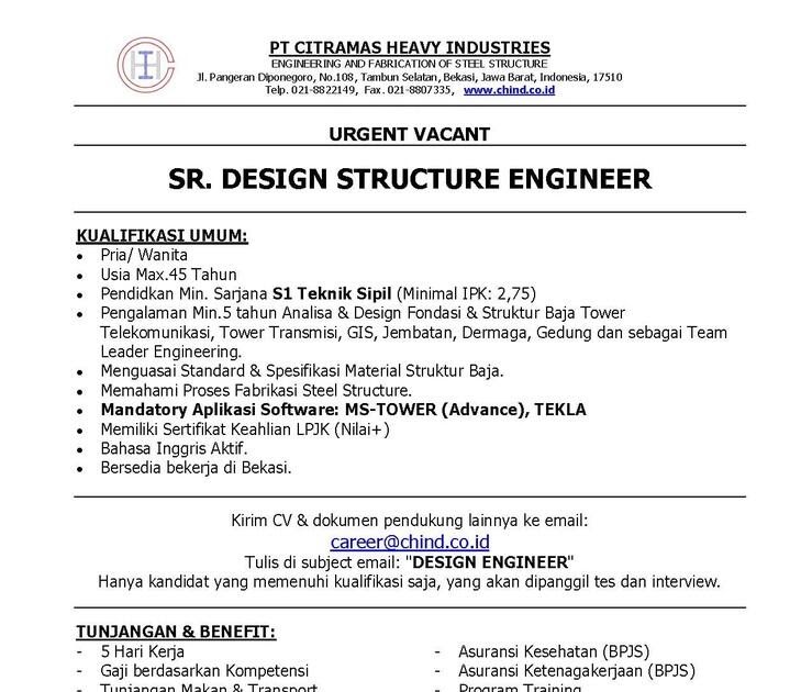 Lowongan Pekerjaan Dalam Bahasa Inggris Dan Surat ...