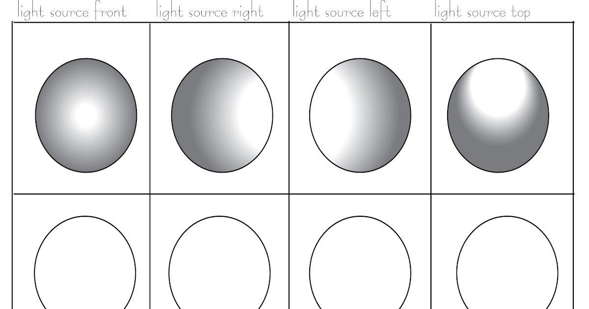 How To Shade A Sphere Worksheet