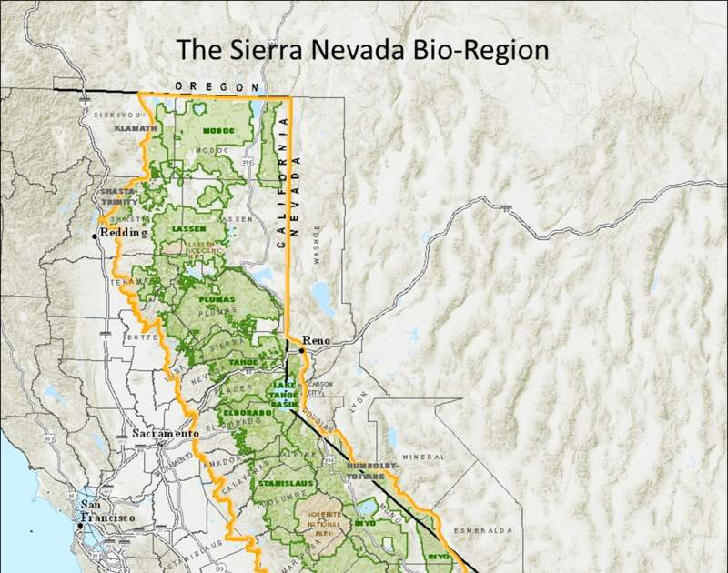 26 Sierra Nevada Mountains On Map - Maps Online For You