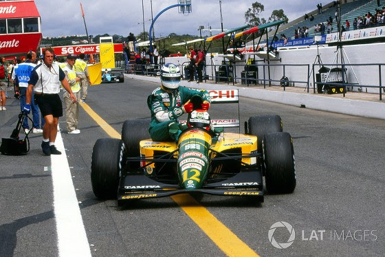 GP de Portugal de 1992: o inglês Johnny Herbert e o finlandês Mika Häkkinen