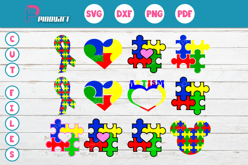 Autism Awareness Svg Instant Download Autism SVG 60 /% OFF Puzzles svg png Cricut Silhouette eps Autism Heart SVG dxf