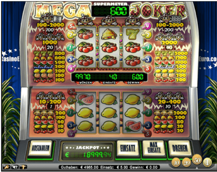 mega joker slot machine online