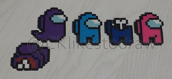 Featured image of post Perler Bead Patterns Among Us Dead Body
