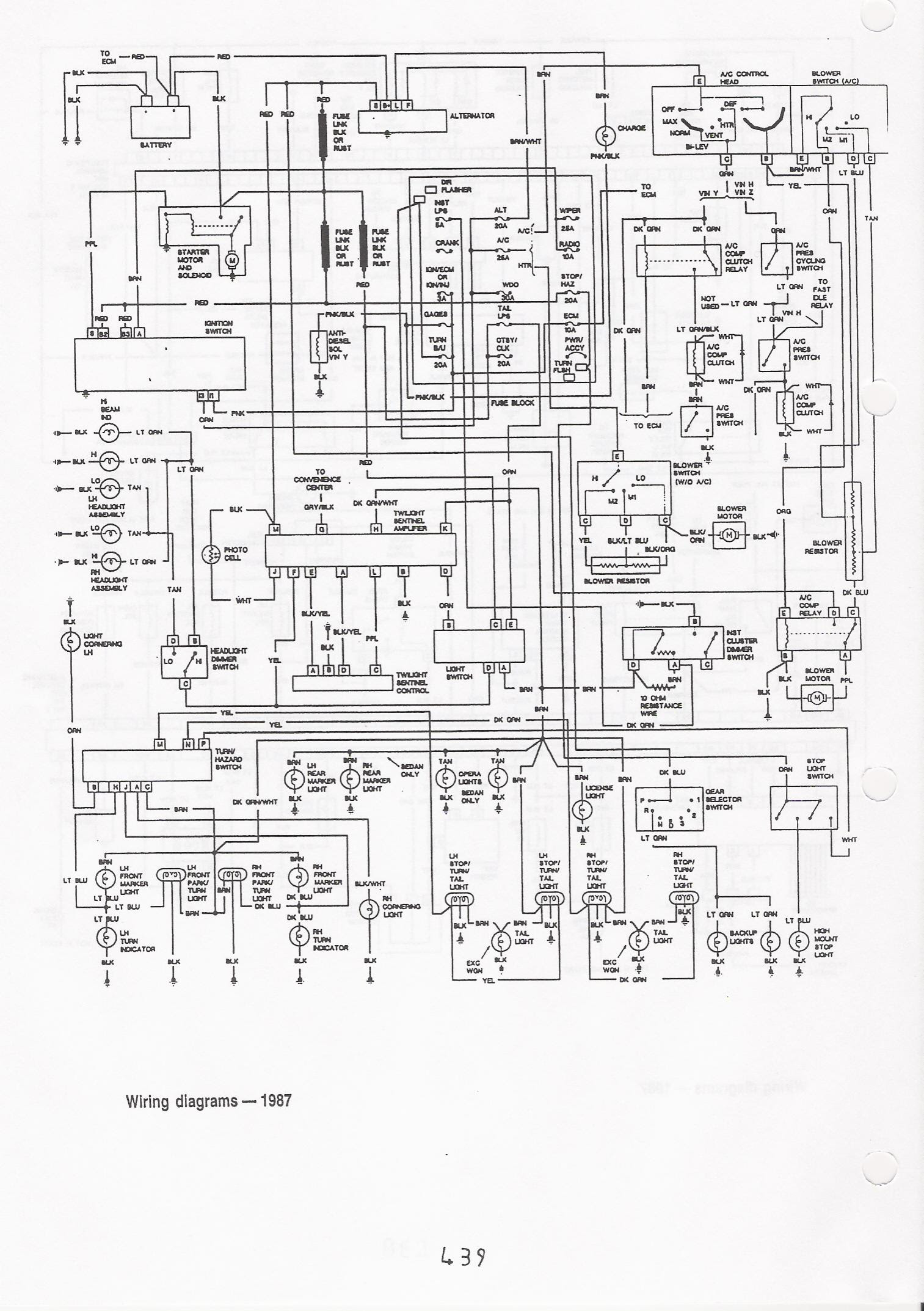 Chevy Caprice Wiring Diagram