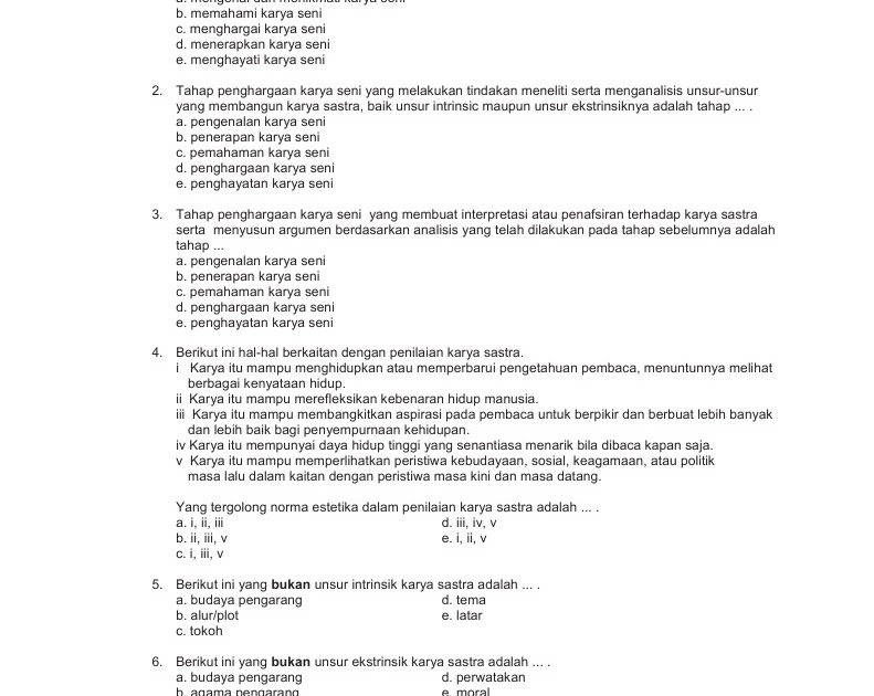 Kumpulan Soal Antropologi Kelas Xii