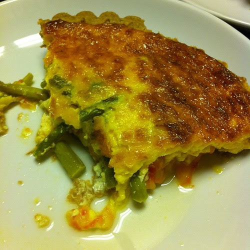 Asparagus & Tomato Quiche