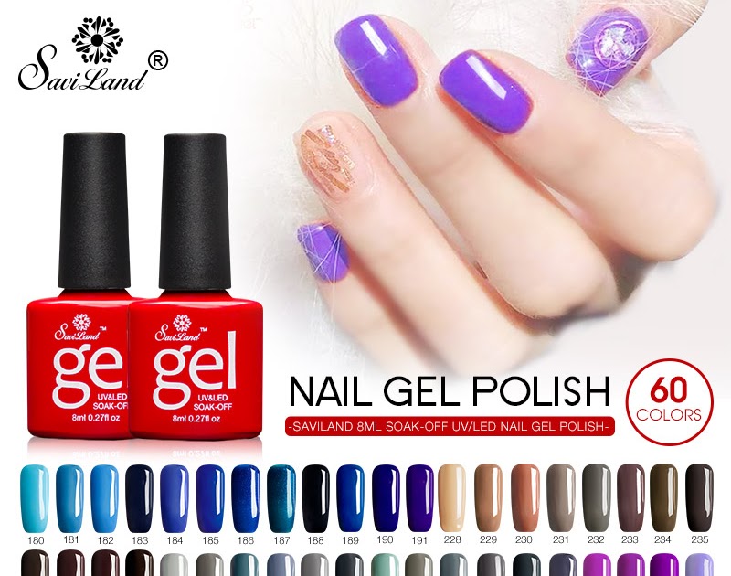 murrrrrrrr: Saviland 60 Colors Gel Nail Polish Hybrid Red Nail Art