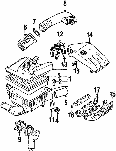 1996 Vw Cabrio Engine Diagram
