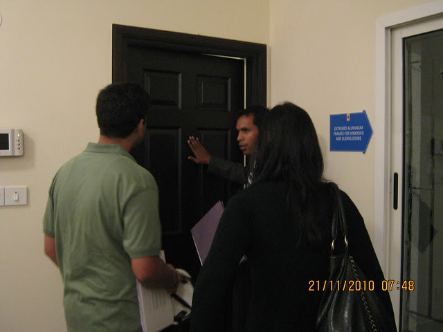 Sobha Ivory, 3 BHK Flats at NIBM-Kondhwa, Pune - sample flat - doors are manufactured by Sobha