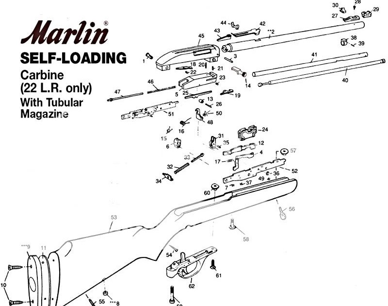 60 marlin diagram model parts Marlin .22LR
