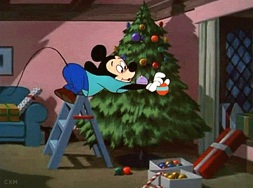 Decorating the tree for X-Mas with Family and Friends!