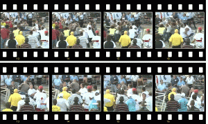 Guillermo-Espinosa-defiende-a-disedente-de-los-golpes Secuencia de fotos extraídas por Cubanet del video donde se observa a Guillermo defendiendo al disidente