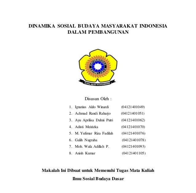 Contoh Makalah Konflik Sosial