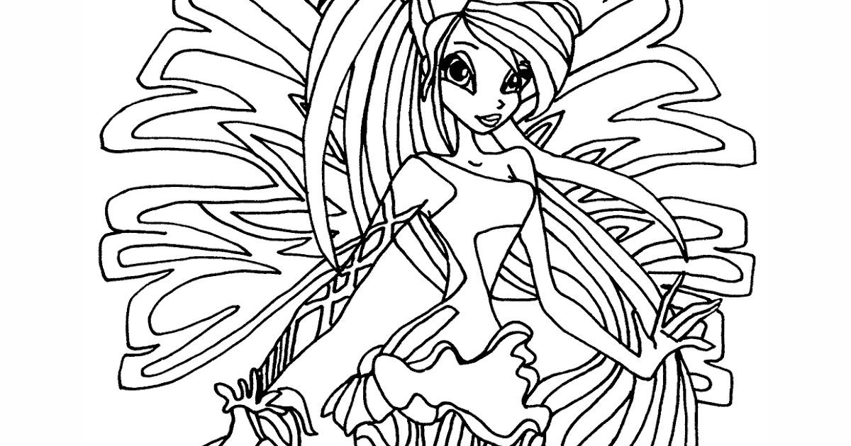 Winx Coloring Pages Bloom - Freeda Qualls' Coloring Pages