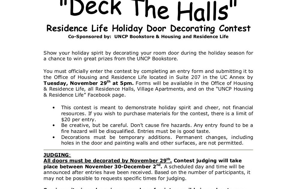Christmas Decorating Contest Judging Sheet Dekor Natal