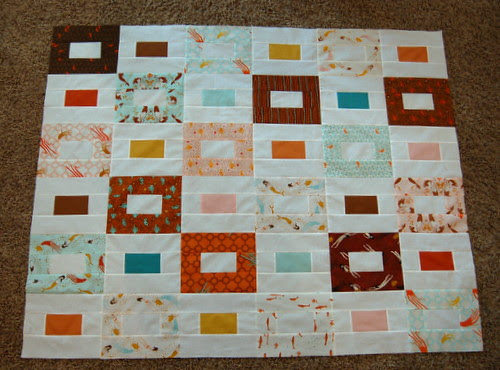 mermaid quilt top