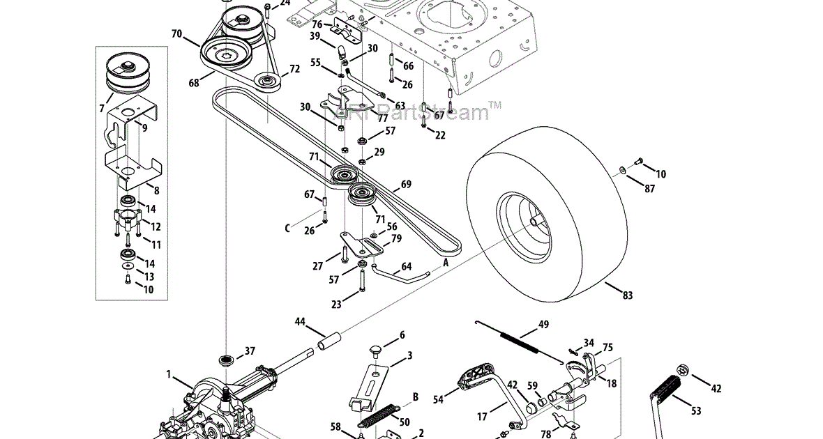32 Craftsman Riding Mower Transmission Diagram - Wiring Diagram Ideas
