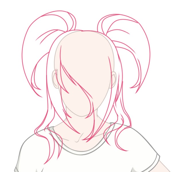 Chibi Anime Girl Hair Base