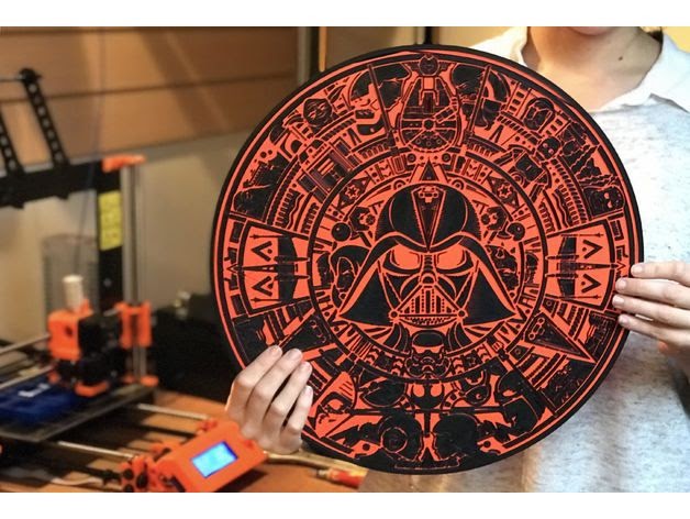 Aztec Calendar Star Wars Design Artist