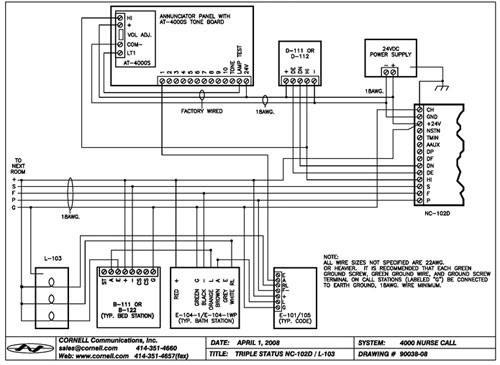 Wiring Diagram Nurse Call System - Home Wiring Diagram
