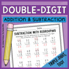 Double-Digit Math Packet {Triple-Digit, Too!}