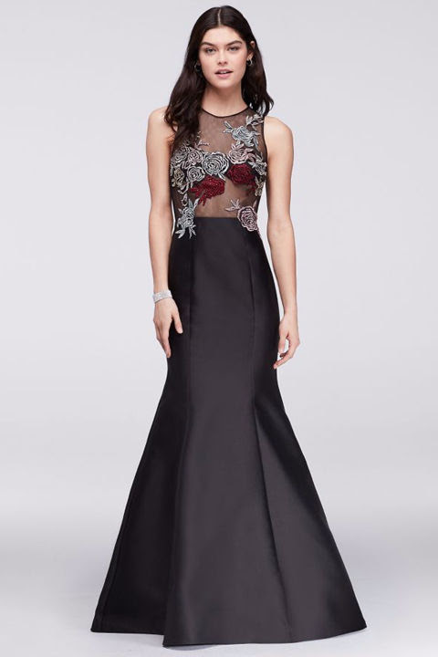 rose prom dress