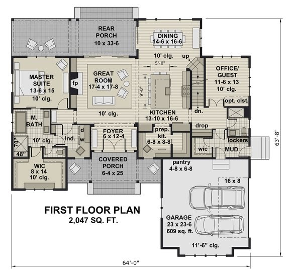 Luxury Farm House Plan / 4 Bedroom Two Story Luxury Modern