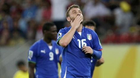 Daniele De Rossi, centrocampista della Nazionale. Reuters