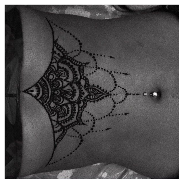 Tattoo Schrift Unter Der Brust