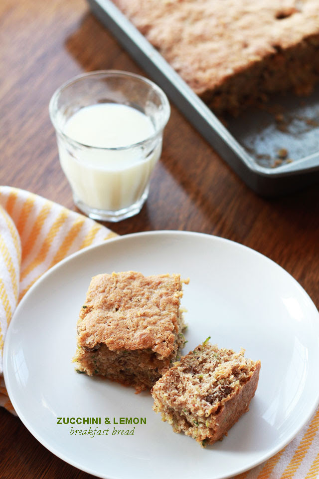 Zucchini & Lemon Breakfast Bread | Perpetually Chic for Made By Girl