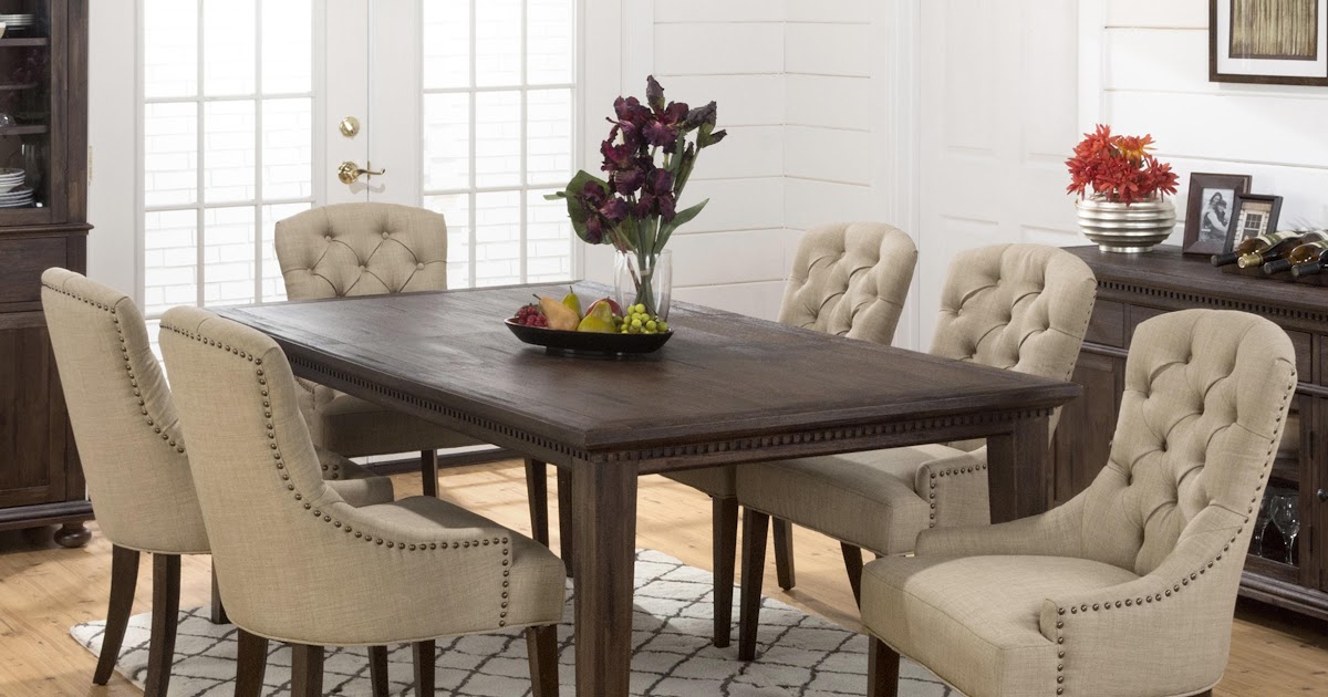 Dining Table With Fabric Chairs - Style Home Decor
